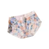 Ladies' mugwort base lace mesh girl's edition LS printed floral ice silk triangle pants 2337 Li has copyright Item Picture